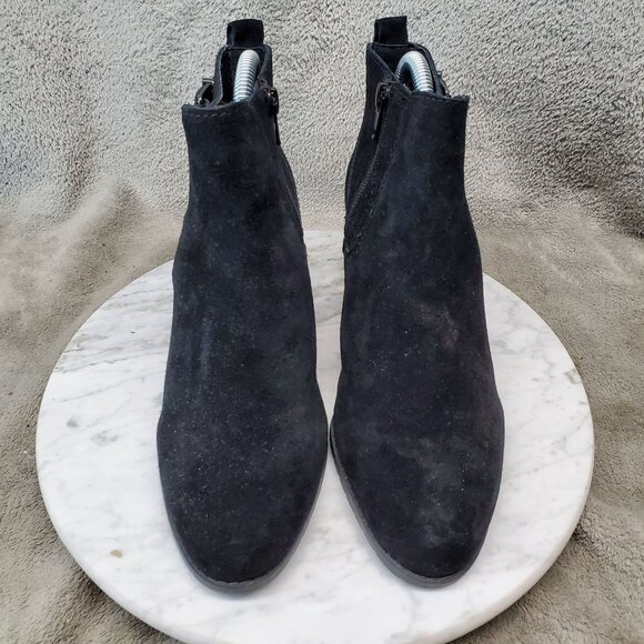 Alex Marie Shoes Womens Size 7 Daria Black Suede Ankle Boots - Picture 5 of 9